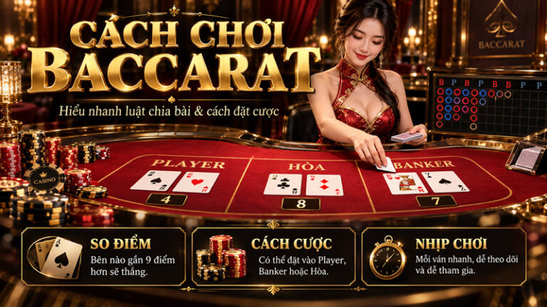 Cách chơi baccarat