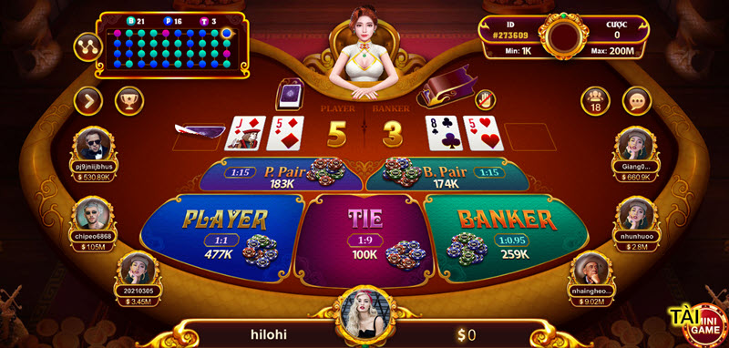 Cách chơi baccarat