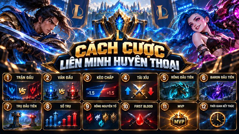 Cách cược Liên Minh Huyền Thoại